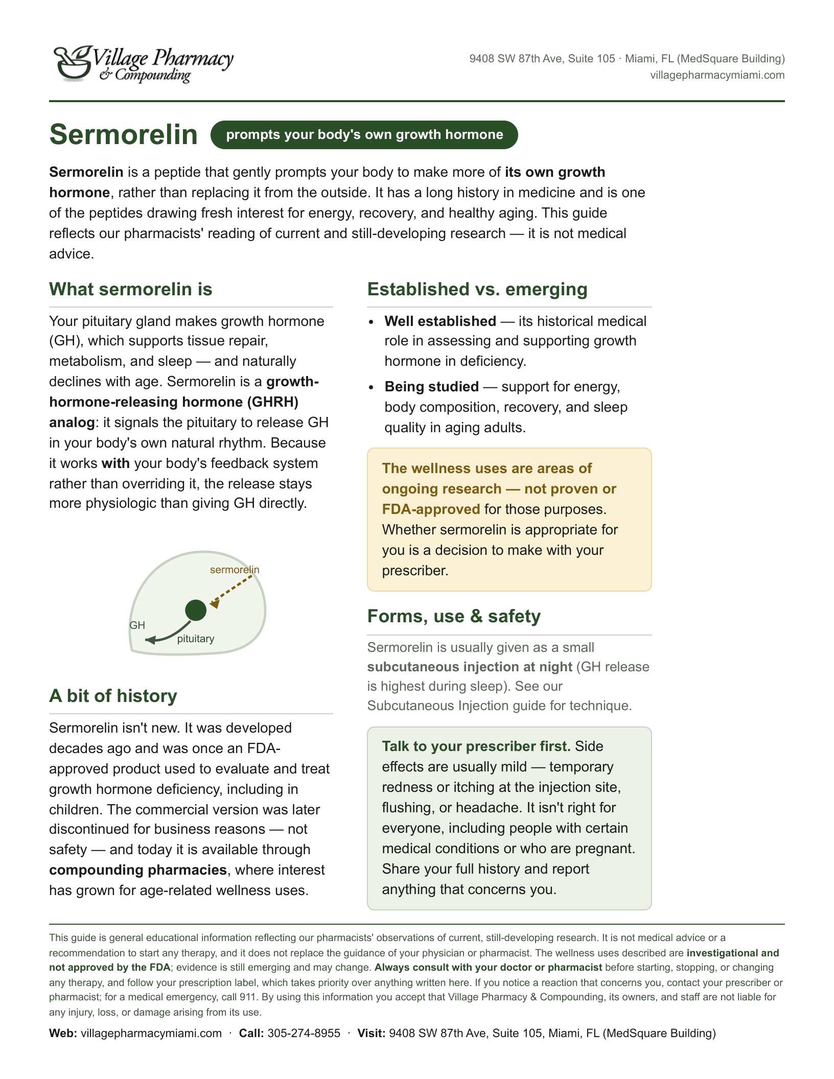Sermorelin — printable PDF preview